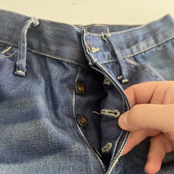 Men G-Star Jeans Skiff 5630 3D Tapered Blue Cotton Men 29X30 Hem - Picture 7 of 8